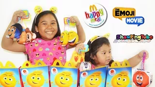 The Emoji Movie 2017 Mcdonald's Happy Meal Toys Complete Set 10 pcs Plush Toys Mcdonalds Toys