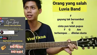 (Chord) Orang yang salah - Luvia Band | Gayung tak bersambut cintapun telah pupus | Viral tiktok