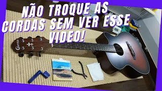 Como trocar cordas de violão aço | Dicas para melhor manter afinação | DIY