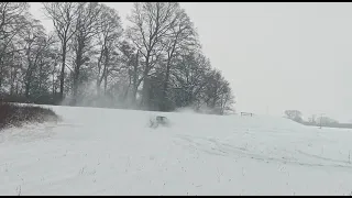 Rav 4 1 gen on snow