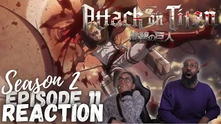 Anime Virgins watch 👀 Attack on Titan 2x11 | "Totsugeki" Reaction