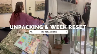 HOME FROM FLORIDA | UNPACKING & SETTLING IN | Home Reset, Cleaning, & Packages while I was gone