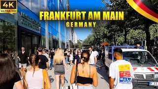 🇩🇪 FRANKFURT in September | Central Frankfurt Walk | Germany 4K