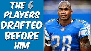 Who Were The 6 Players Drafted Before Adrian Peterson? Where Are They Now?