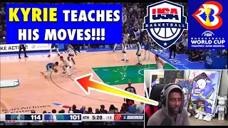 Kyrie Irving Teaches His Triple Threat Moves, Talks USA Basketball & 2023 FIBA World Cup!