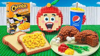LEGO Picnic Cheetos MUKBANG with Apu, So GOOOD!!! - Apu's Yummy World | Lego Food Adventures