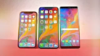 iPhone XI Plus 2018 Model Hands On vs Note 8, iPhone X, Pixel 2 XL & More!
