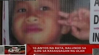 QRT: 10-anyos na bata, nalunod sa ilog sa kasagsagan ng ulan