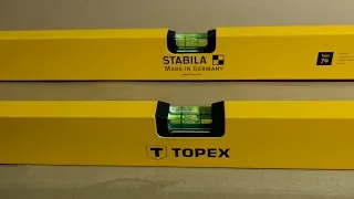 Уровень Stabila vs. Topex :)