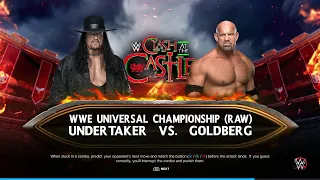 WWE 2K23 The Undertaker Vs Goldberg