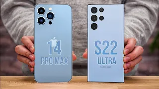 iPhone 14 pro max vs S22 Ultra #iphone #sumsung #14promax #s22ultra