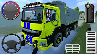 Material Transporter Truck Driving Simulator - Driving Wala Mini Truck Gameplay #15#bussid