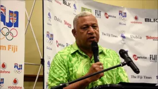 2016 Rio Olympics team Fiji uniform launch   PM Voreqe Bainimarama