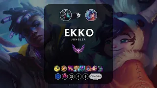 Ekko Jungle vs Nunu & Willump - EUW Master Patch 14.8