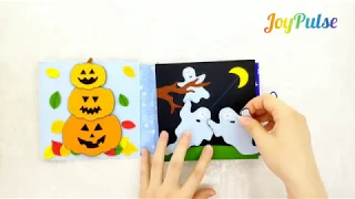 Mini book Halloween Quiet book toddlers Busy book for kids