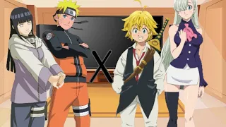 Sala do Naruto reagindo a (Naruto es Meliodas e Hinata es Elizabeth)Naruhina