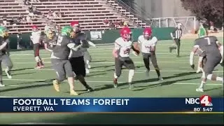 Schools forfeit games against high school football team rather than play them