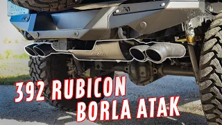 The FIRST Borla Atak Exhaust on a 392 RUBICON!