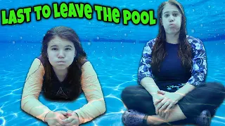 Last To Leave The Pool Challenge Wins $$$$$