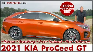 KIA ProCeed GT 1.6 T-GDI 100 km Verbrauch Test (204 PS) Fahren Motor Ausstattung Preis 2020 Deutsch