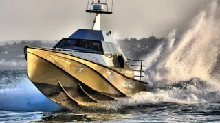 World's First Speed Boat to Face the Storms🌊😳 Thunder Child II