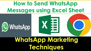 How to Send WhatsApp Messages Using Excel Sheet? | WhatsApp Marketing with Excel Sheet