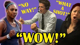 When Serena Williams Makes Commentators LOSE THEIR MINDS!!! | Top 10 Reactions (+BONUS)