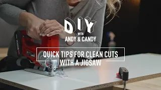 Quick Tips: How to get a Clean Cut with a Jigsaw | Ozito DIY with Andy & Candy