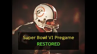 Super Bowl VI CBS Pregame * RESTORED * 'Countdown To Super Bowl' 1440p/60fps