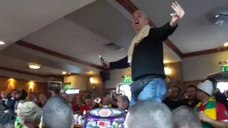 Pete Boyle at Bishops Blaize Pub perfoms Eric the King before Fulham Match 14/3/10.MP4