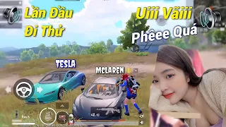 PUBG Mobile | Cô Giáo Vỡ Oà Khi Lần Đầu Trải Nghiệm 2 Siêu Xe McLaren + Tesla 😍