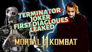 Mortal Kombat 11 TERMINATOR, SPAWN & JOKER FIRST LEAKED DIALOGUES MOCKUPS