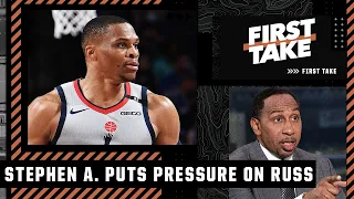 Stephen A. puts the pressure on Russell Westbrook to win with Lakers | First Take