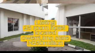 Exquisite and prestigious hotel in owerri for sale "one step closer to Paradise" ($350,000)
