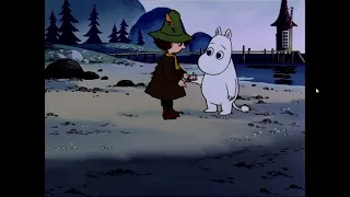 Snufkin instantly pocketing a shell moomin gave him