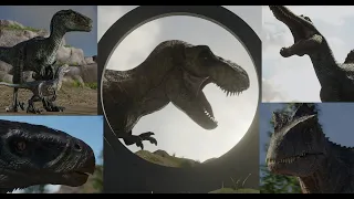 Jurassic World: Dinosaurs animations test