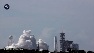 SpaceX Falcon-9 Test Fire Aug 10 for CRS-12 Launch (no audio)