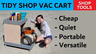 6.5hp Shop Vac Cart - Cheap Vac With Dust Separator