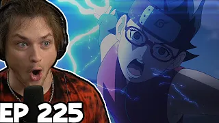 SARADA VS CHOCHO!! || Boruto Episode 225 Reaction