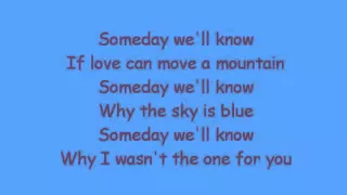 Someday we'll know- Paolo santos