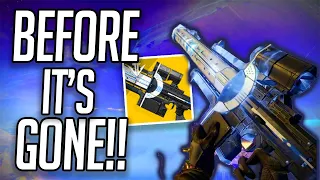 Before It's Gone | How to get Izanagi's Burden in Destiny 2 - Full Weapon and Catalyst Guide!!