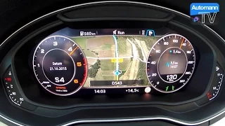 2016 Audi A4 Avant 3.0 TDI (272hp) - 0-100 km/h (60FPS)