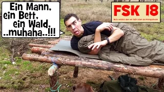 "Survival Mattin" überlebt eine Nacht allein im Wald nur knapp !!! FSK 18