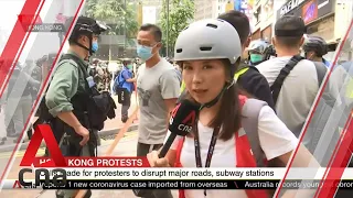 Hong Kong police arrest protesters in Causeway Bay