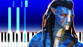 Avatar: The Way Of Water - The Songcord - Zoe Saldana (Piano Tutorial)