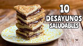 10 DESAYUNOS SALUDABLES ¡Fáciles, rápidos y riquísimos! IDEAS para toda la semana.💥💥