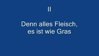 Brahms - Ein deutsches Requiem - 2. Denn alles Fleisch