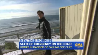 Eroding Cliffs Threaten Residences Along The California Coastline