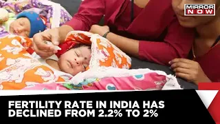 India's Fertility Rate Has Dropped Below Replacement Level | English News | Latest News