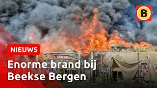 Hoofdgebouw Beekse Bergen helemaal afgebrand | Omroep Brabant